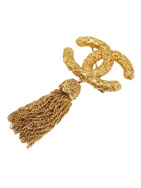Chanel Cc Logo Brooch Metal #209621C23B
